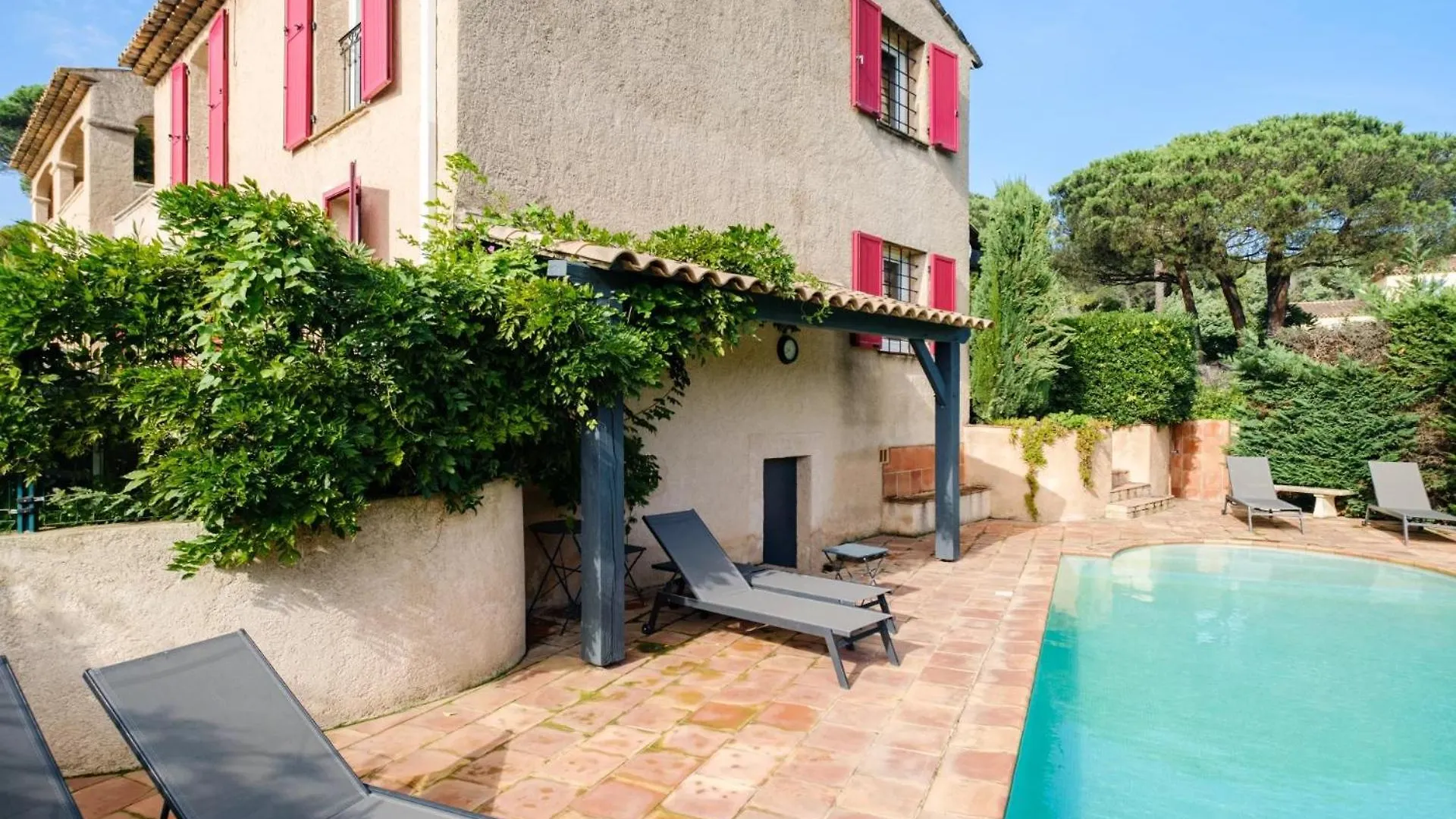 Villa Des Cigales Vue Mer Avec Piscine/Proche Plage Grimaud